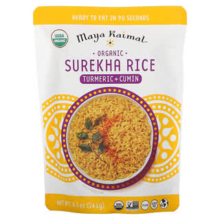 Maya Kaimal, أرز سوريخة عضوي ، كركم + كمون ، 8.5 أونصة (241 جم)