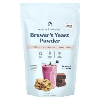 Mommy Knows Best, Brewer's Yeast Powder, Unflavored, 0.94 lb (15 oz)