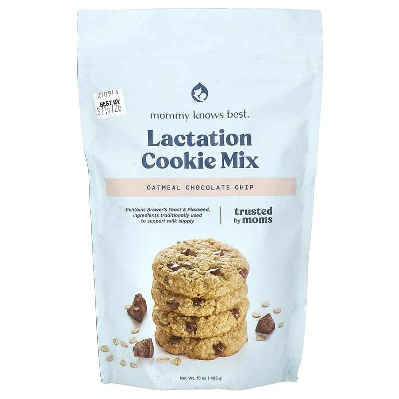 Lactation Cookie Mix Oatmeal Chocolate Chip 15 oz 425 g