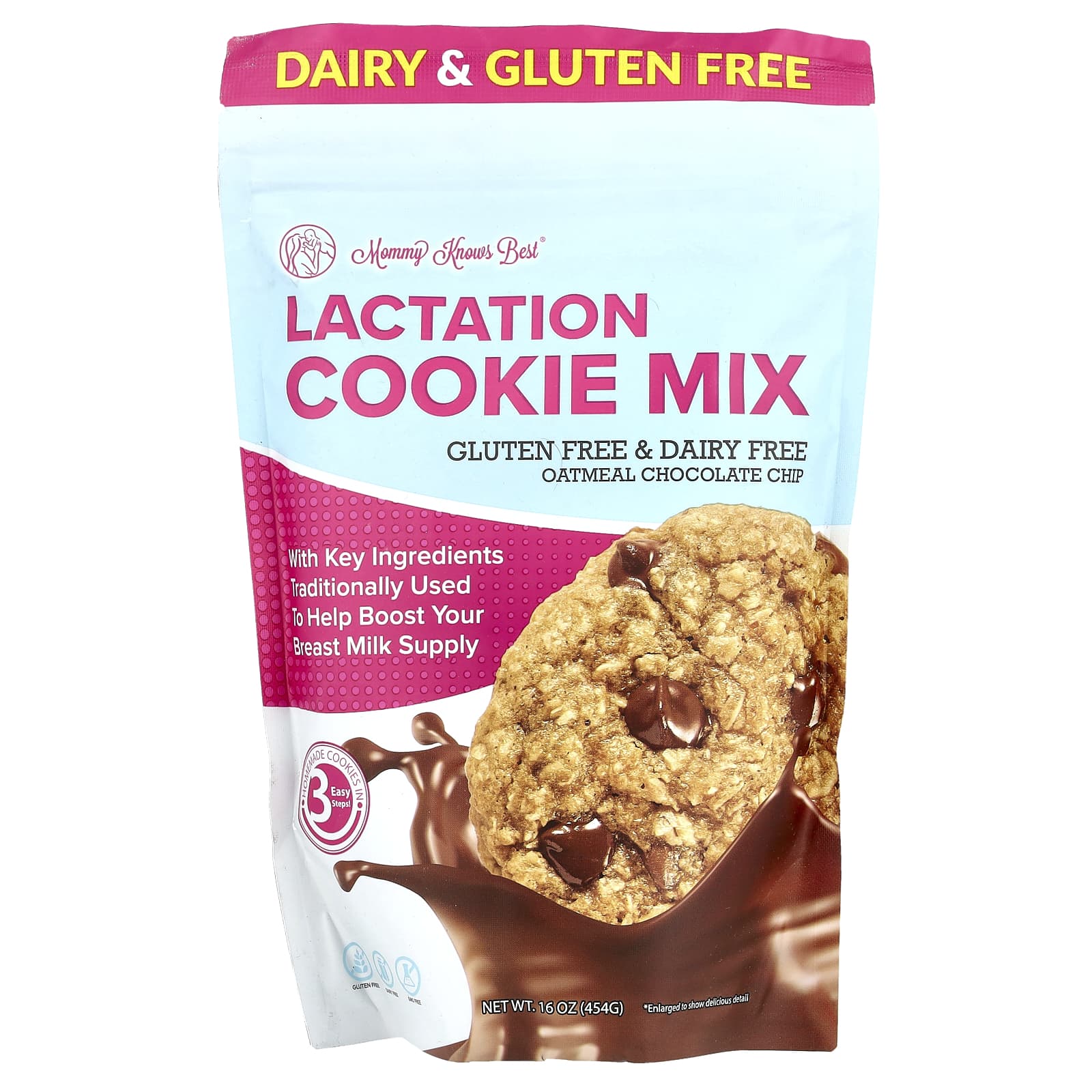 ラクテーションクッキーミックス、オートミールチョコレート