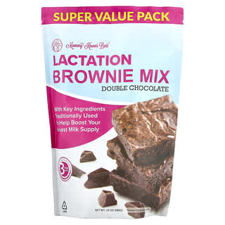 Mommy Knows Best, Lactation Brownie Mix, смесь для приготовления брауни, двойной шоколад, 680 г (24 унции)