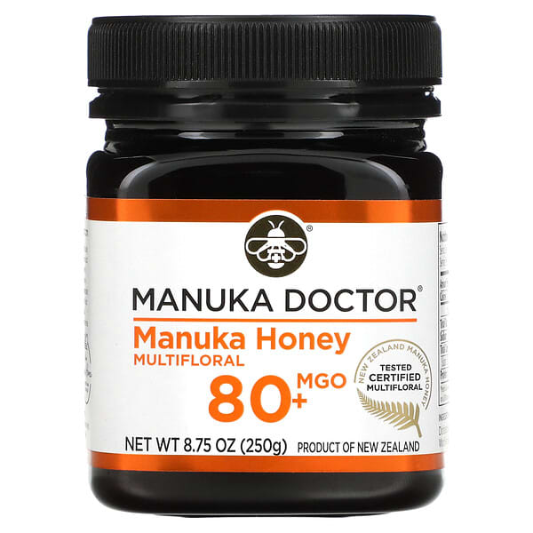 Manuka Doctor, мед манука из разнотравья, MGO 80+, 250 г (8,75 унции)
