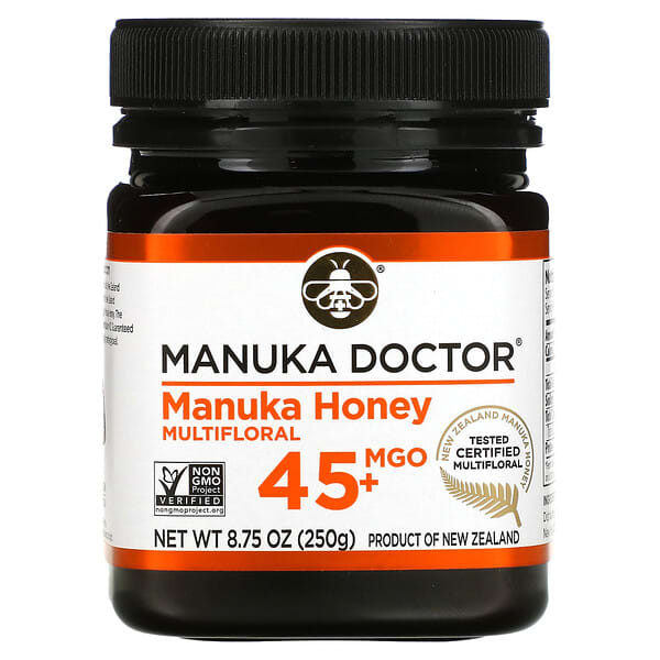 Manuka Doctor, Manuka Honey Multifloral, MGO 45+, 8.75 oz (250 g)