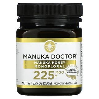 Manuka Doctor, 마누카 꿀 Monofloral, MGO 225+, 250g(8.75oz)