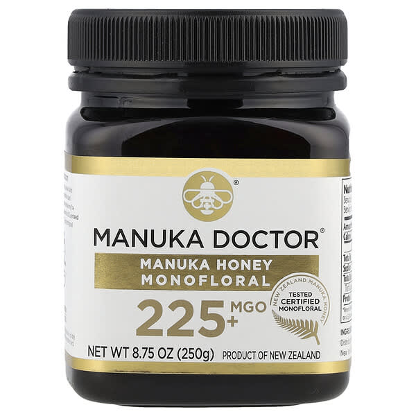 Manuka Doctor, 單花麥盧卡蜂蜜，MGO 225+，8.75 盎司（250 克）