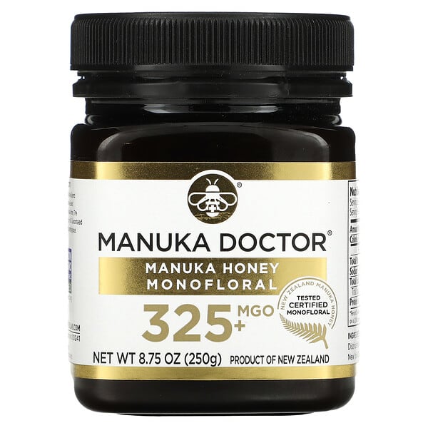 Manuka Doctor, Monofloral Manuka Honey, MGO 325+, 8.75 oz (250 g)