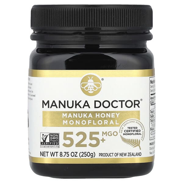 Manuka Doctor, Manuka Honey Monofloral, MGO 525+, 8.75 oz (250 g)