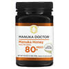 Monofloral Manuka Honey, MGO 80+, 17.6 oz (500 g)
