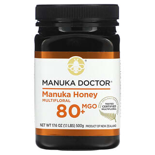 Manuka Doctor, Mel de Manuka Multifloral, MGO 80+, 500 g (17,6 oz)
