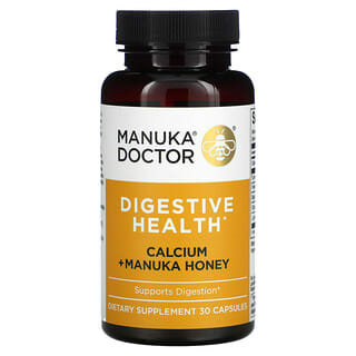 Manuka Doctor, Digestive Health, Calcium + Manuka Honey, 30 Capsules