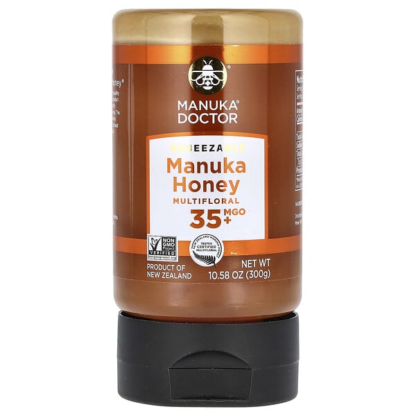 Manuka Doctor, Squeezable Monofloral Manuka Honey, MGO 35+, 10.58 oz (300 g)