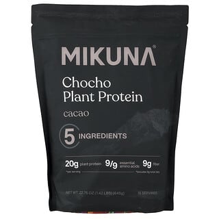 MIKUNA‏, مسحوق بروتين نبات تشوشو ، كاكاو ، 1.42 رطل. (645 جم)