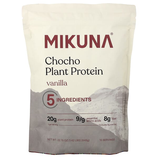 Chocho Plant Protein Powder, Vanilla, 1.42 lbs (645 g)