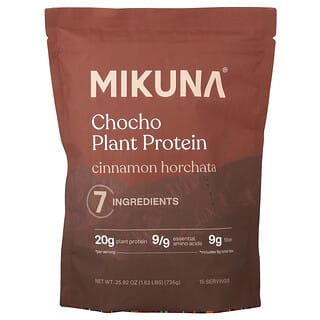 MIKUNA‏, مسحوق بروتين نبات تشوشو ، هورشاتا القرفة ، 1.62 رطلًا (735 جم)