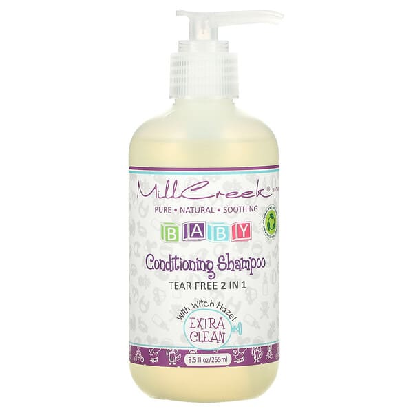 Mill Creek Botanicals, Baby Conditioning Shampoo, Extra Clean, 8.5 fl oz (255 ml)
