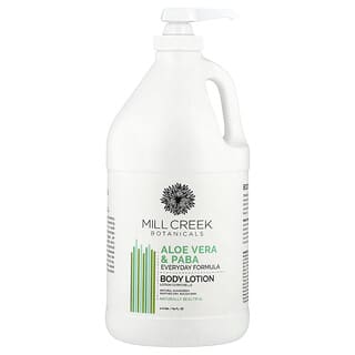 Mill Creek Botanicals, Loción corporal con aloe vera y paba, 1/2 galón (64 oz. líq.)