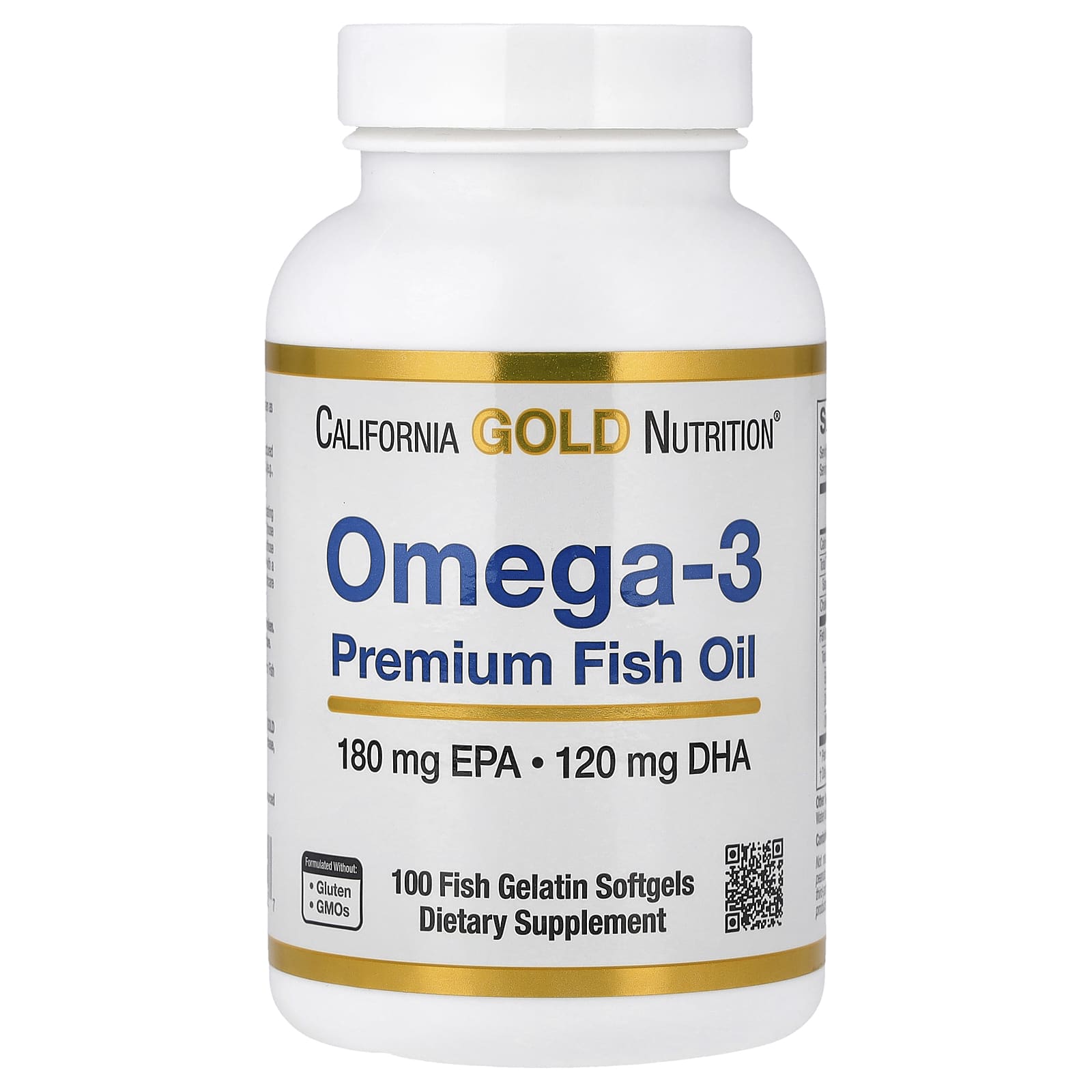 California Gold Nutrition Omega-3 Premium Fish Oil