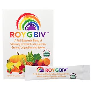 Madre Labs, ROY G BIV, Organic Concentrated SuperFood, Blend of Fruits, Berries, Greens, Vegetables, Spices, 30 Packets, 3 g Each