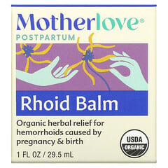 Motherlove, Rhoid-Balsam, 1 fl. fl. Unzen (29,5 ml)