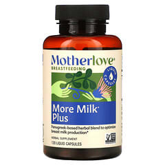 Motherlove, More Milk Plus, 120 Liquid Capsules