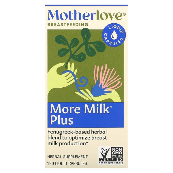 Motherlove (موذرلوف)‏, More Milk Plus, 120 كبسولة سائلة