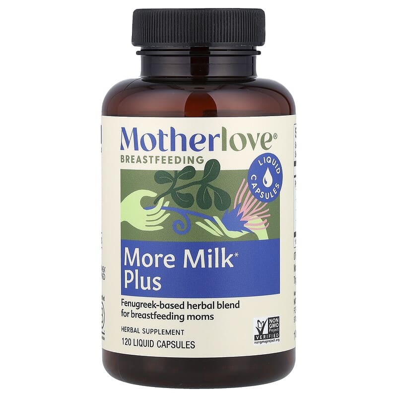 Breastfeeding, More Milk Plus, 120 Liquid Capsules Breastfeeding, More Milk Plus, 120 Liquid Capsules
