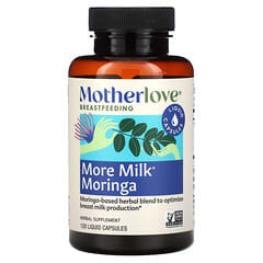 Motherlove, More Milk Moringa, 120 Liquid Capsules