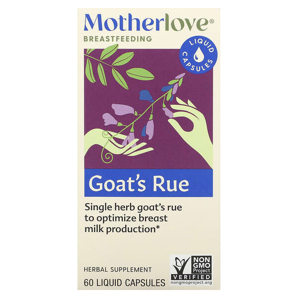 Breastfeeding, Goat's Rue, 60 Liquid Capsules (525 mg per Capsule)