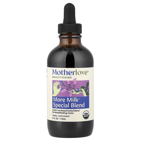 Motherlove, Breastfeeding, More Milk Special Blend, 4 fl oz (118 ml) — product photo 1
