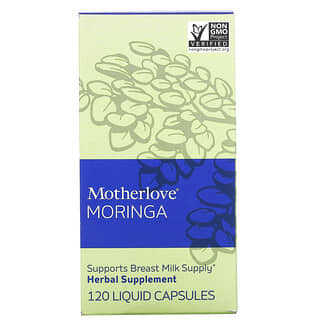 Motherlove, Moringa, 120 cápsulas líquidas
