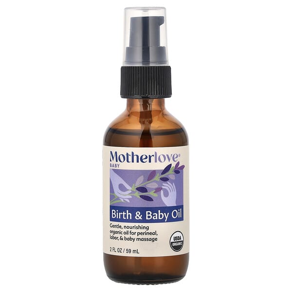 Motherlove, 유아용, 출산 및 베이비 오일, 59ml(2fl oz)