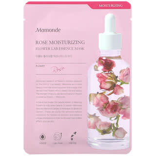 Mamonde, Rose Moisturizing, Flower Lab Essence Mask, feuchtigkeitsspendende Gesichtsmaske, 1 Tuchmaske, 25 ml