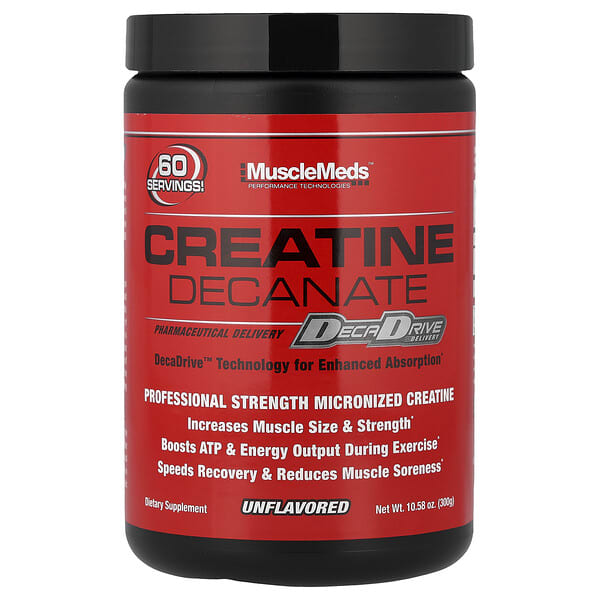Creatine Decanate, Unflavored, 10.58 oz (300 g)