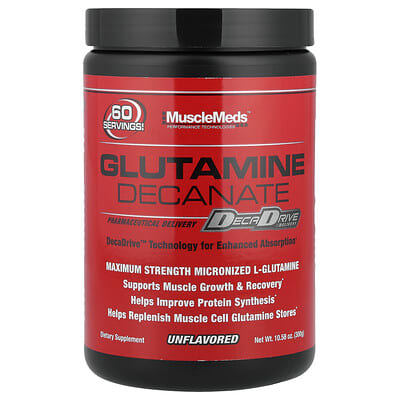 MuscleMeds, Glutamine Decanate, Unflavored, 10.58 oz (300 g)