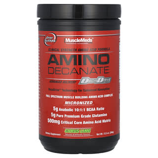 MuscleMeds, Aminodecanato, Cítrico y lima, 384 g (13,5 oz)