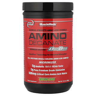 MuscleMeds, Amino Decanate, Amino-Dekanat, Zitrus-Limette, 384 g (13,5 oz.)