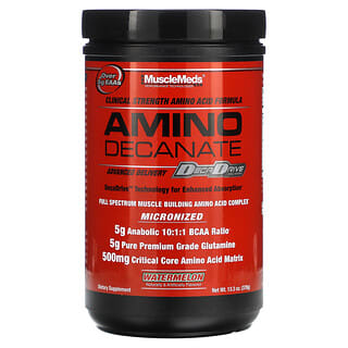 MuscleMeds, AMINO DECANATE, Sandía`` 378 g (13,3 oz)