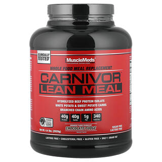 MuscleMeds, Carnivor™ mager måltid, chokladfudge, 1 948 g (4,29 pund)