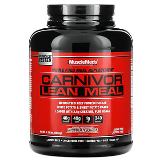 MuscleMeds, Carnivor Mager Meal, Chocolate Fudge, 1,948 g (4,29 lbs.)