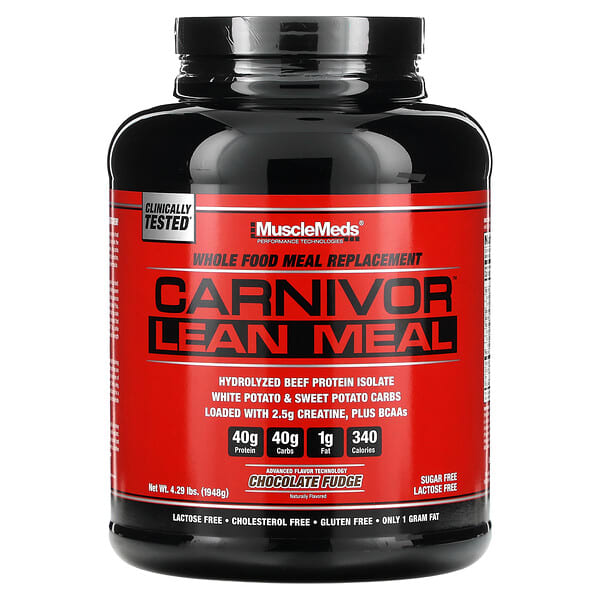 Carnivor™ Lean Meal, Chocolate Fudge, 4.29 lbs (1,948 g)