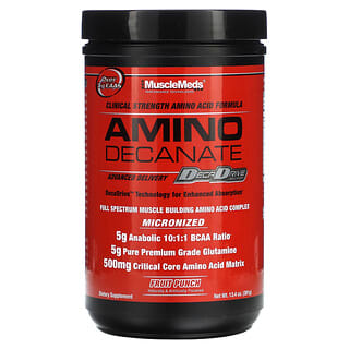 MuscleMeds, Amino Decanate，混合水果味，13.4 盎司（381 克）