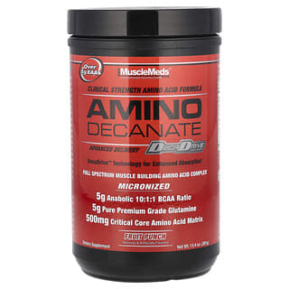 MuscleMeds, Aminodekanian, poncz owocowy, 381 g