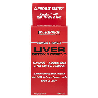 MuscleMeds, Liver Detox and Defense™, 120 Capsules