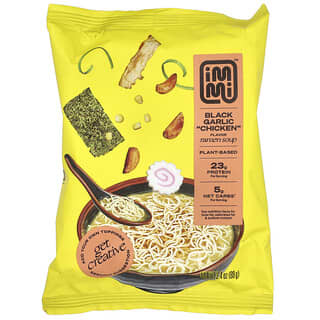 Immi, Sopa de Ramen, Frango com Alho Preto, 69 g (2,4 oz)