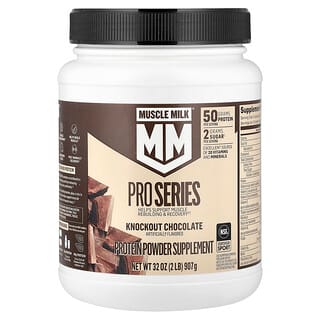 Muscle Milk, Pro Series, Protein Powder, Knockout Chocolate, 2 lb (907 g)
