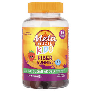Metamucil, Gommes riches en fibres pour enfants, Mélange de baies, 72 gommes