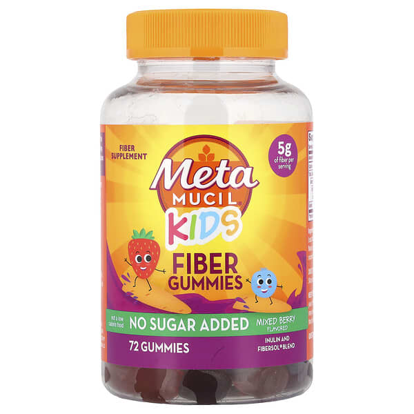 Metamucil, 兒童，纖維軟糖，什錦漿果味，72 粒