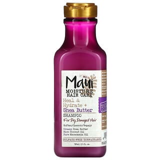 Maui Moisture, Heal & Hydrate + Shea Butter, шампунь для сухих, поврежденных волос, 385 мл (13 жидк. Унций)