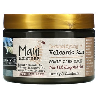 Maui Moisture, Detoxifying + Volcanic Ash, Scalp Care Mask, For Dull, Congested Hair, 12 oz (340 g)