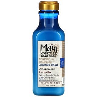 Maui Moisture, 护理、滋养和保湿 + 椰奶护发素，适用于干性发质，13 液量盎司（385 毫升）